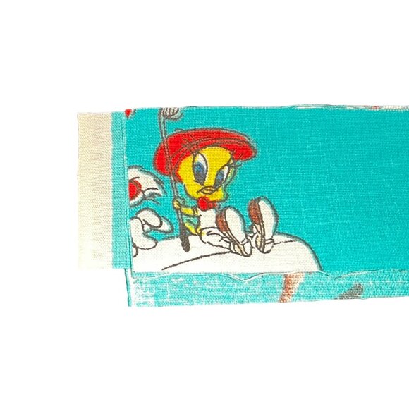 Lot of 78 Quilt Strips 6.5” x 1.5” Vintage Floral Christmas Dogs Plaid Tweetie - Picture 9 of 9